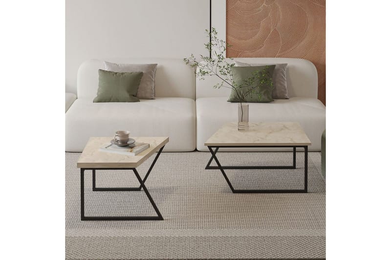 Bulskoll Soffbord 120 cm - Travertine - Möbler - Bord & matgrupp - Soffbord