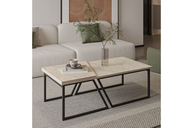 Bulskoll Soffbord 120 cm - Travertine - Möbler - Bord & matgrupp - Soffbord