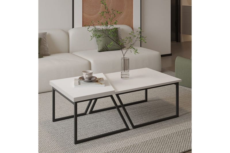 Bulskoll Soffbord 120 cm - Vit - Möbler - Bord & matgrupp - Soffbord
