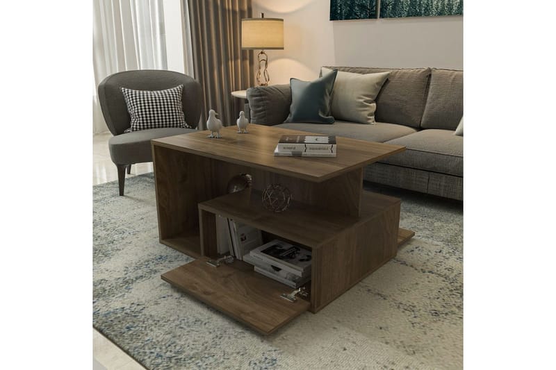 Bulvari Soffbord 90 cm - Valnöt - Möbler - Bord & matgrupp - Soffbord