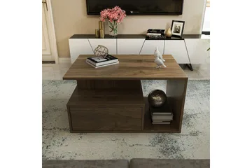 Bulvari Soffbord 90 cm - Valnöt - Möbler - Bord & matgrupp - Soffbord