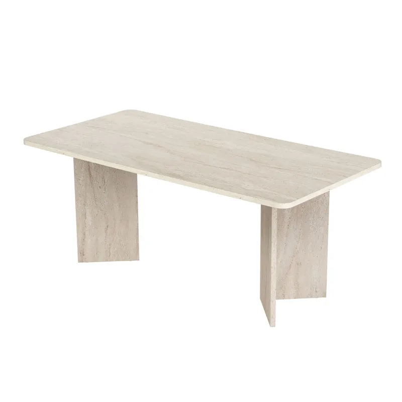 Cadron Matbord 180 cm Rektangulär - Travertin - Möbler - Bord & matgrupp - Matbord & köksbord