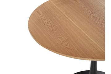 Calmar Matbord 90 cm Rund - Ljusbrun/Svart - Möbler - Bord & matgrupp - Matbord & köksbord