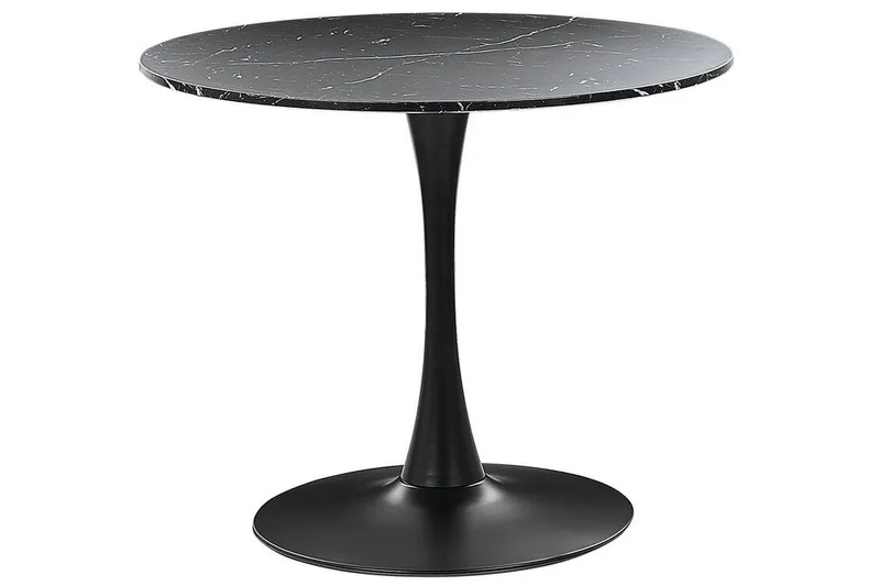 Calmar Matbord 90 cm Rund, Svart