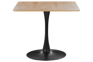 Calmar Matbord 90x90 cm - Ljusbrun/Svart - Möbler - Bord & matgrupp - Matbord & köksbord