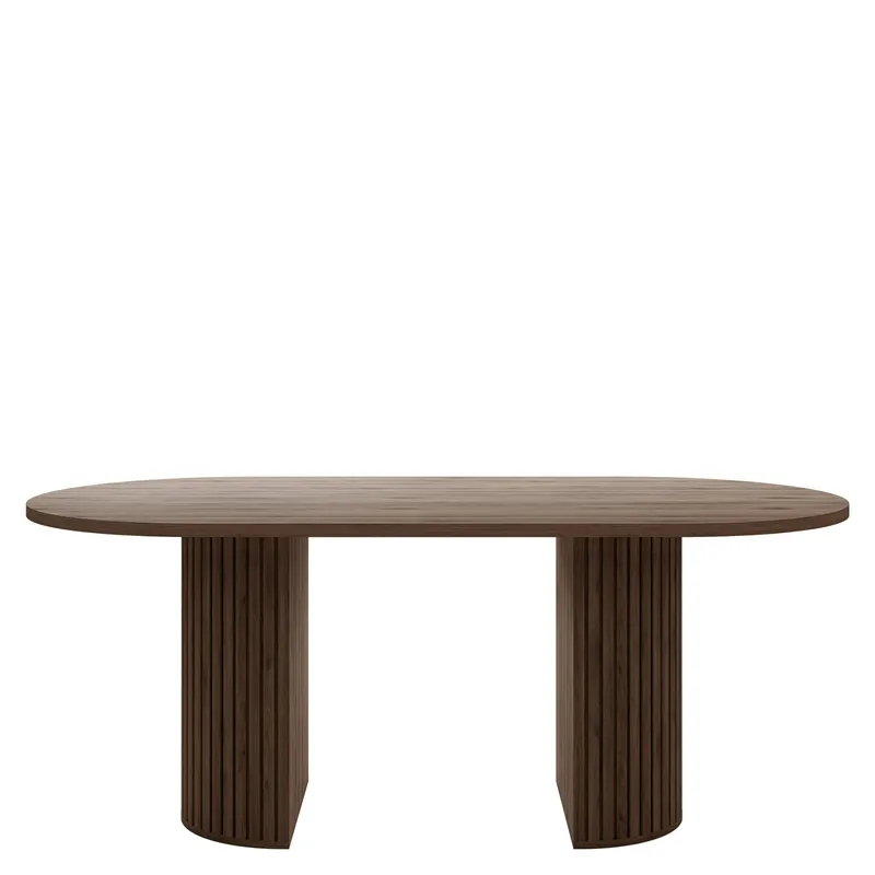 Calvion Matbord oval 185 cm, Brun