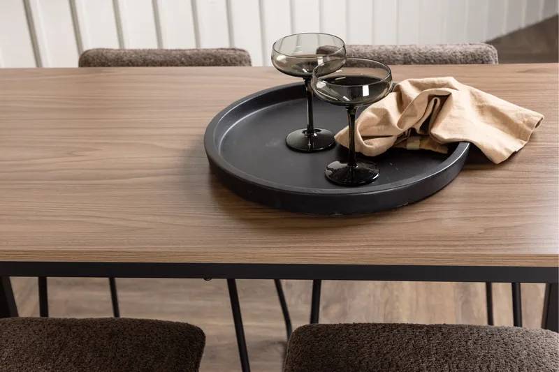 Camden Barbord 60x120 cm med 4 Bisbee Stolar - Mörkgrå - Möbler - Bord & matgrupp - Barbord & ståbord