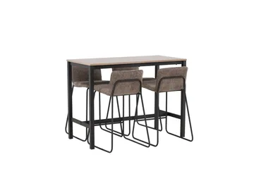 Camden Barbord 60x120 cm med 4 Bisbee Stolar - Mörkgrå - Möbler - Bord & matgrupp - Barbord & ståbord