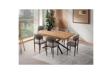 Cassel Matbord 160 cm Rektangulär - Brun - Möbler - Bord & matgrupp - Matbord & köksbord