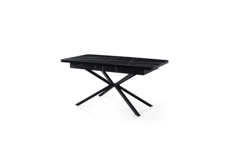 Cassel Matbord 160 cm Rektangulär - Svart/Vit - Möbler - Bord & matgrupp - Matbord & köksbord