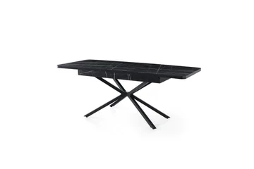 Cassel Matbord 160 cm Rektangulär - Svart/Vit - Möbler - Bord & matgrupp - Matbord & köksbord