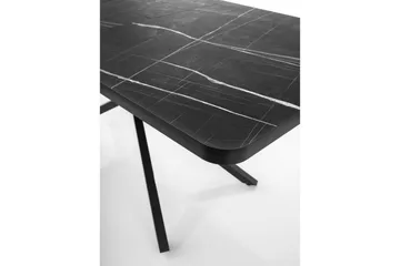 Cassel Matbord 160 cm Rektangulär - Svart/Vit - Möbler - Bord & matgrupp - Matbord & köksbord