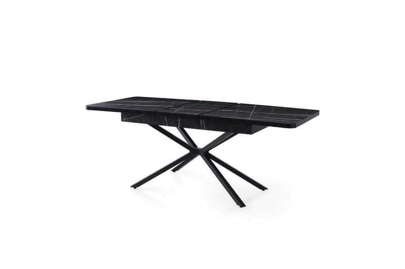 Cassel Matbord 160 cm Rektangulär, Svart/Vit