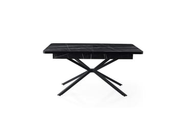 Cassel Matbord 160 cm Rektangulär - Svart/Vit - Möbler - Bord & matgrupp - Matbord & köksbord