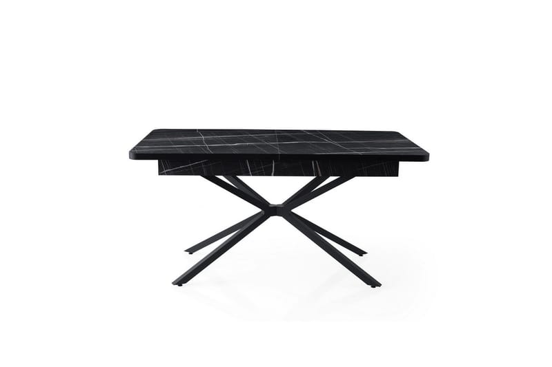 Cassel Matbord 160 cm Rektangulär - Svart/Vit - Möbler - Bord & matgrupp - Matbord & köksbord