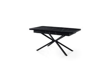 Cassel Matbord 160 cm Rektangulär - Svart/Vit - Möbler - Bord & matgrupp - Matbord & köksbord