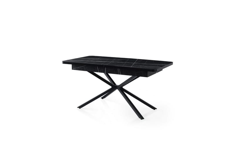 Cassel Matbord 160 cm Rektangulär - Svart/Vit - Möbler - Bord & matgrupp - Matbord & köksbord