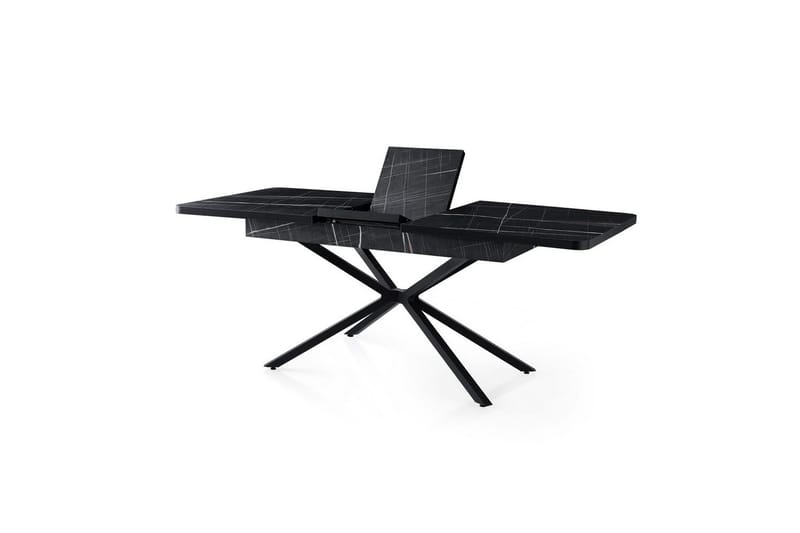 Cassel Matbord 160 cm Rektangulär - Svart/Vit - Möbler - Bord & matgrupp - Matbord & köksbord