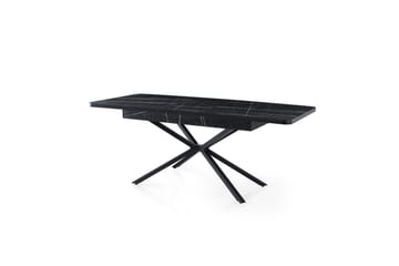 Cassel Matbord 160 cm Rektangulär - Svart/Vit - Möbler - Bord & matgrupp - Matbord & köksbord