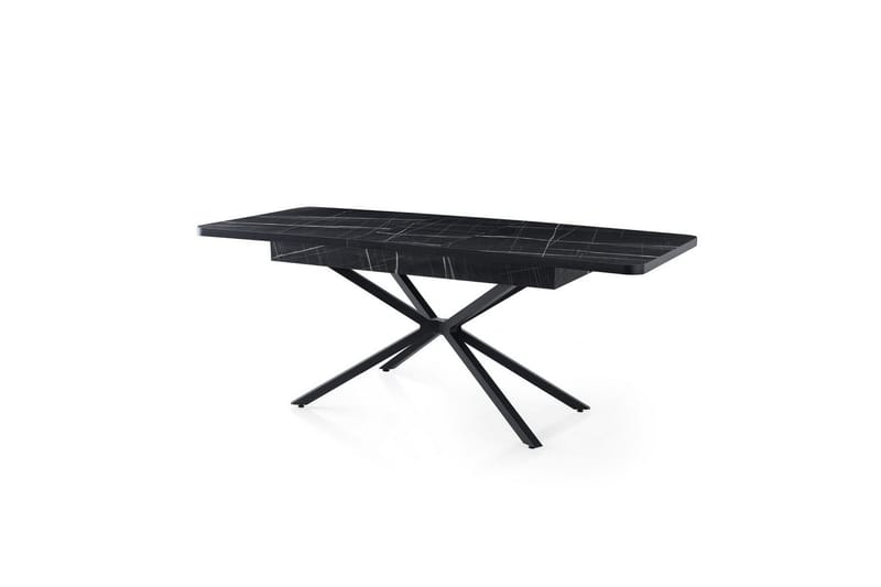 Cassel Matbord 160 cm Rektangulär - Svart/Vit - Möbler - Bord & matgrupp - Matbord & köksbord