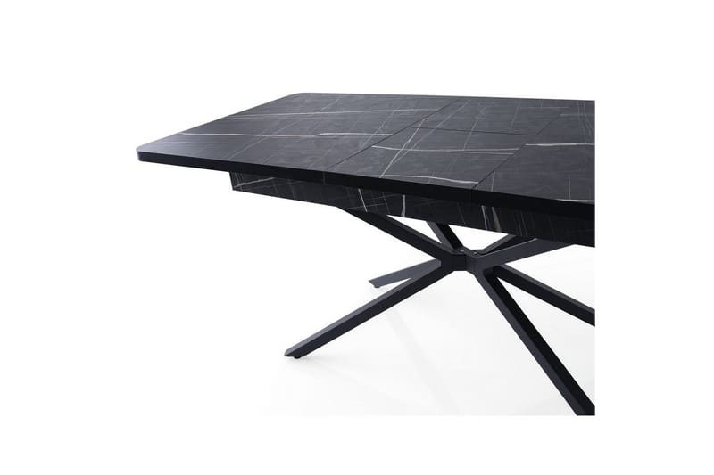 Cassel Matbord 160 cm Rektangulär - Svart/Vit - Möbler - Bord & matgrupp - Matbord & köksbord