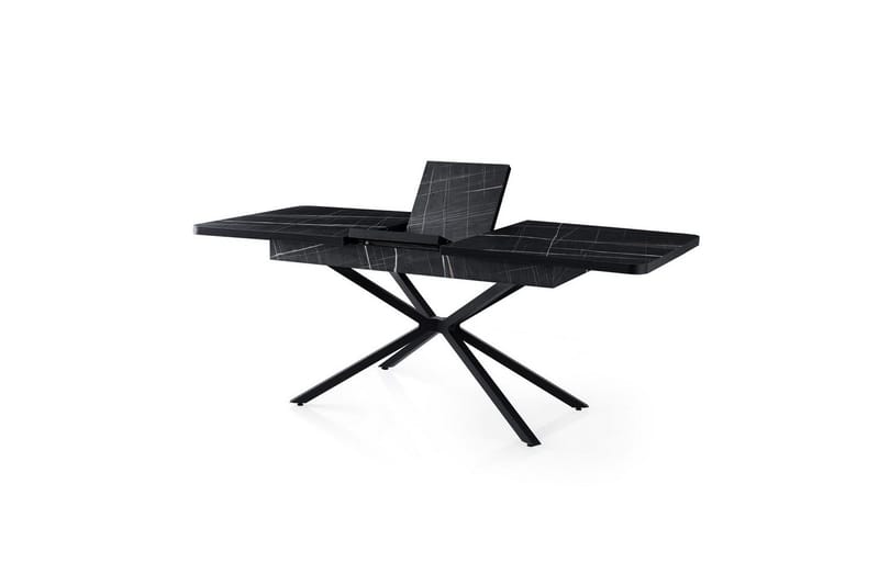 Cassel Matbord 160 cm Rektangulär - Svart/Vit - Möbler - Bord & matgrupp - Matbord & köksbord