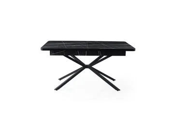 Cassel Matbord 160 cm Rektangulär - Svart/Vit - Möbler - Bord & matgrupp - Matbord & köksbord