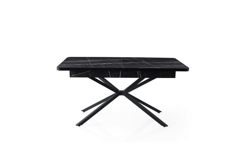 Cassel Matbord 160 cm Rektangulär - Svart/Vit - Möbler - Bord & matgrupp - Matbord & köksbord