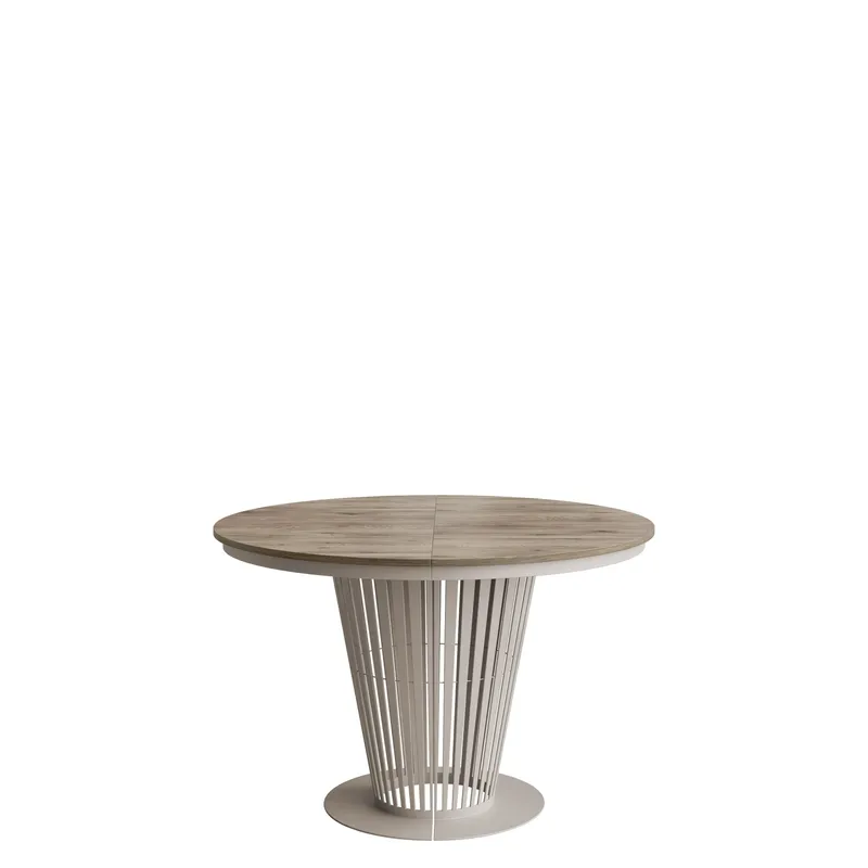 Cedra Runt Matbord 120-196 cm, beige