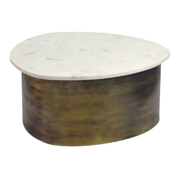 Cedrik Soffbord med marmorskiva - vit / guld - Möbler - Bord & matgrupp - Soffbord