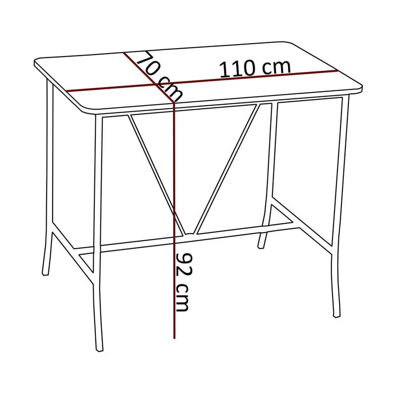 Cenanwesh Barbord - Svart - Möbler - Bord & matgrupp - Barbord & ståbord