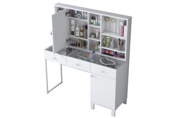 Ceris Sminkbord 120 cm - Vit - Möbler - Bord & matgrupp - Sminkbord & toalettbord