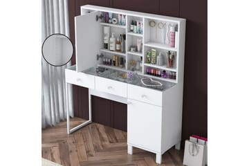 Ceris Sminkbord 120 cm - Vit - Möbler - Bord & matgrupp - Sminkbord & toalettbord