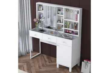 Ceris Sminkbord 120 cm - Vit - Möbler - Bord & matgrupp - Sminkbord & toalettbord