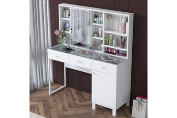 Ceris Sminkbord 120 cm - Vit - Möbler - Bord & matgrupp - Sminkbord & toalettbord
