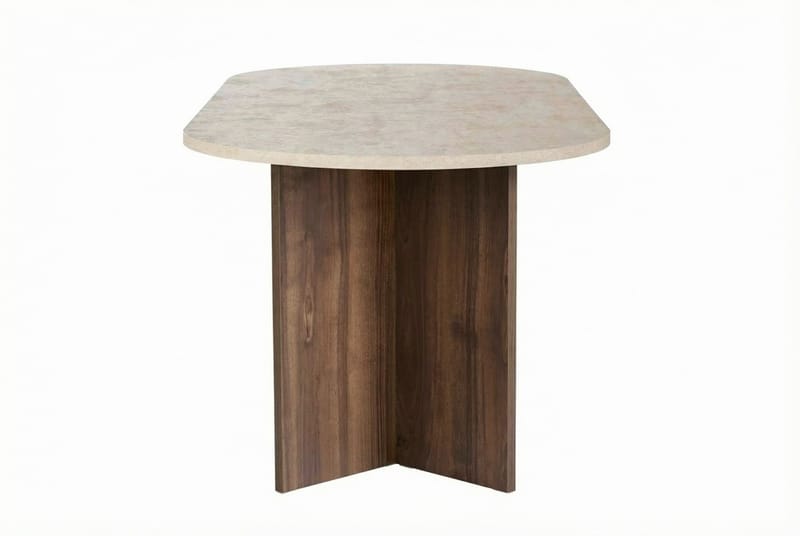 Ceylin Matbord 200x75x90 cm - Travertine Walnut - Möbler - Bord & matgrupp - Matbord & köksbord