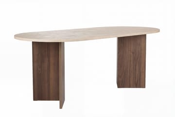 Ceylin Matbord 200x75x90 cm - Travertine Walnut - Möbler - Bord & matgrupp - Matbord & köksbord