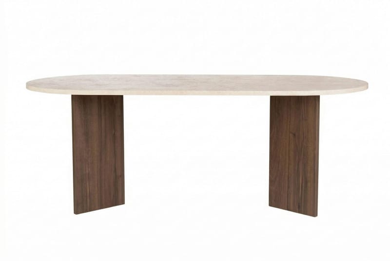 Ceylin Matbord 200x75x90 cm - Travertine Walnut - Möbler - Bord & matgrupp - Matbord & köksbord