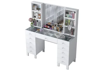 Ceylon Sminkbord 120 cm - Vit - Möbler - Bord & matgrupp - Sminkbord & toalettbord