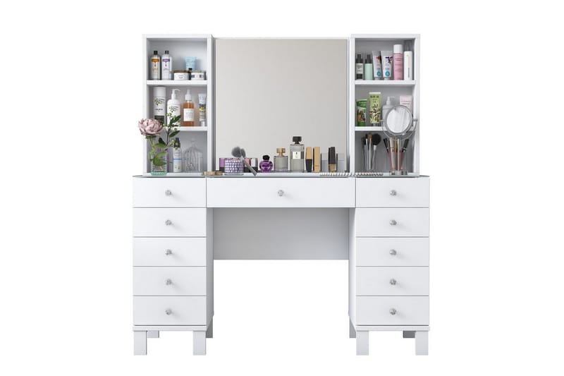 Ceylon Sminkbord 120 cm, Vit