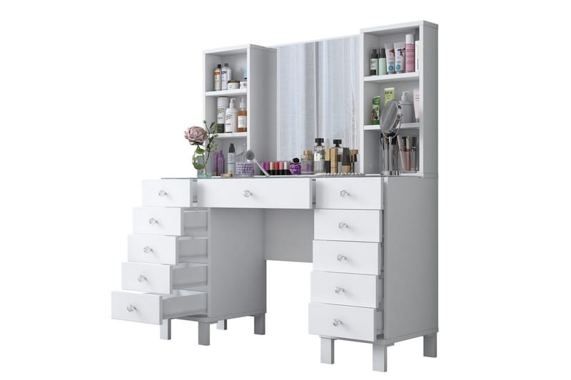 Ceylon Sminkbord 120 cm - Vit - Möbler - Bord & matgrupp - Sminkbord & toalettbord
