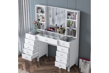 Ceylon Sminkbord 120 cm - Vit - Möbler - Bord & matgrupp - Sminkbord & toalettbord