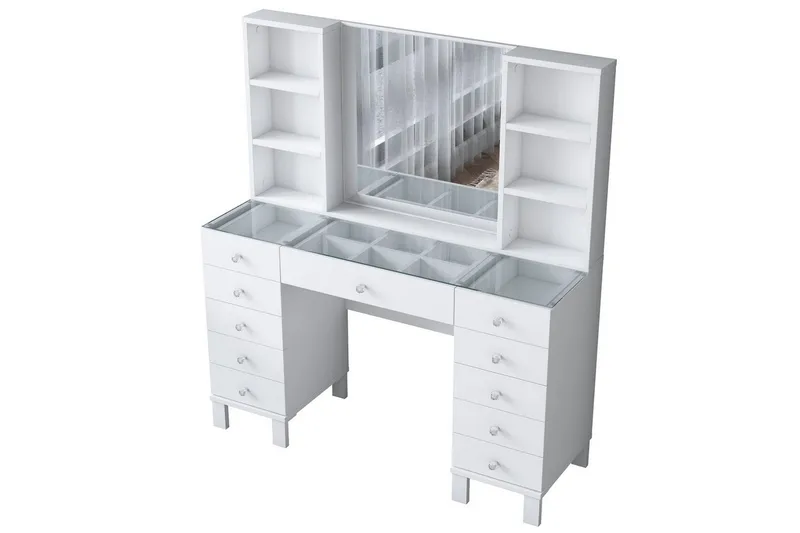 Ceylon Sminkbord 120 cm - Vit - Möbler - Bord & matgrupp - Sminkbord & toalettbord