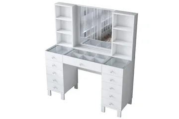 Ceylon Sminkbord 120 cm - Vit - Möbler - Bord & matgrupp - Sminkbord & toalettbord