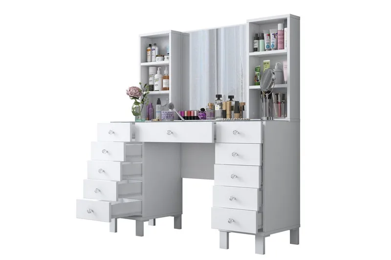 Ceylon Sminkbord 120 cm - Vit - Möbler - Bord & matgrupp - Sminkbord & toalettbord