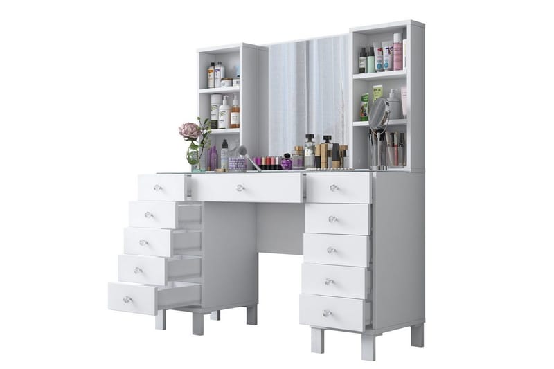 Ceylon Sminkbord 120 cm - Vit - Möbler - Bord & matgrupp - Sminkbord & toalettbord