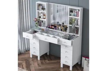 Ceylon Sminkbord 120 cm - Vit - Möbler - Bord & matgrupp - Sminkbord & toalettbord