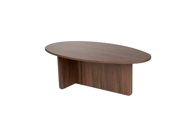 Ceyra Ovalt Soffbord 120 cm i Trä - Brun - Möbler - Bord & matgrupp - Soffbord