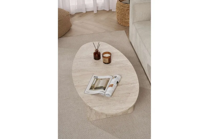 Ceyra Soffbord 120 cm - Beige - Möbler - Bord & matgrupp - Soffbord