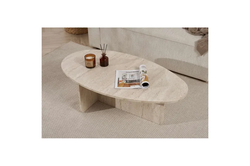 Ceyra Soffbord 120 cm - Beige - Möbler - Bord & matgrupp - Soffbord